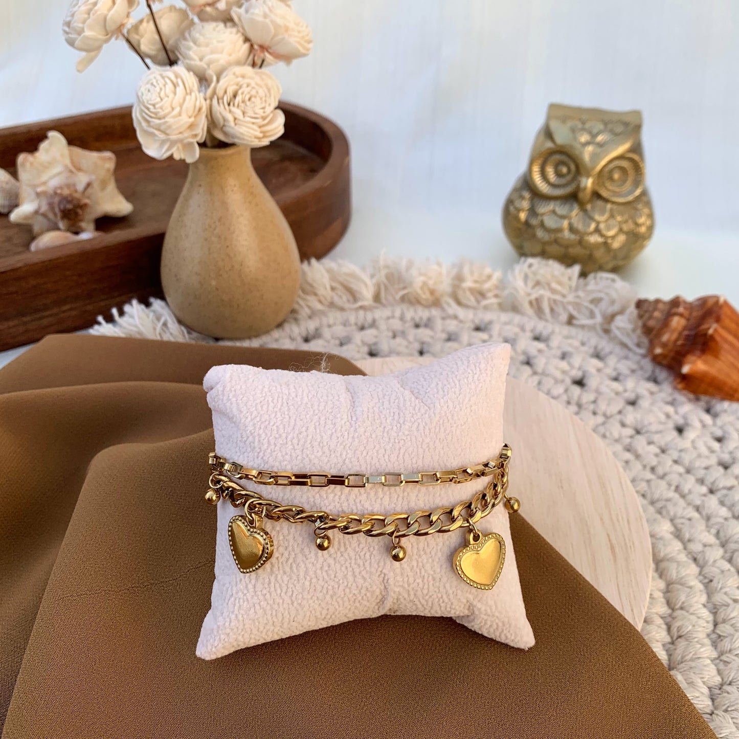 The cafe vibe stack bracelet