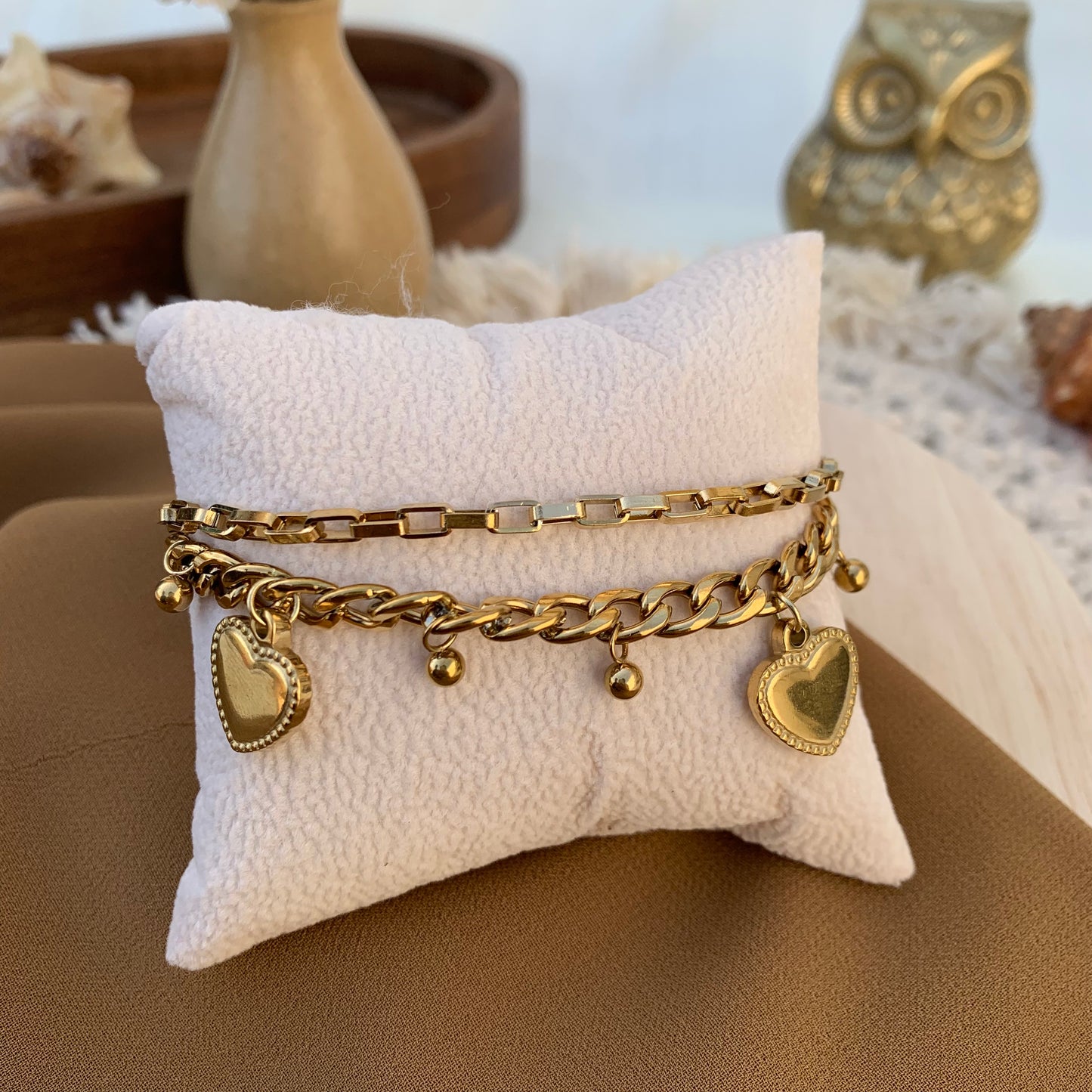 The cafe vibe stack bracelet
