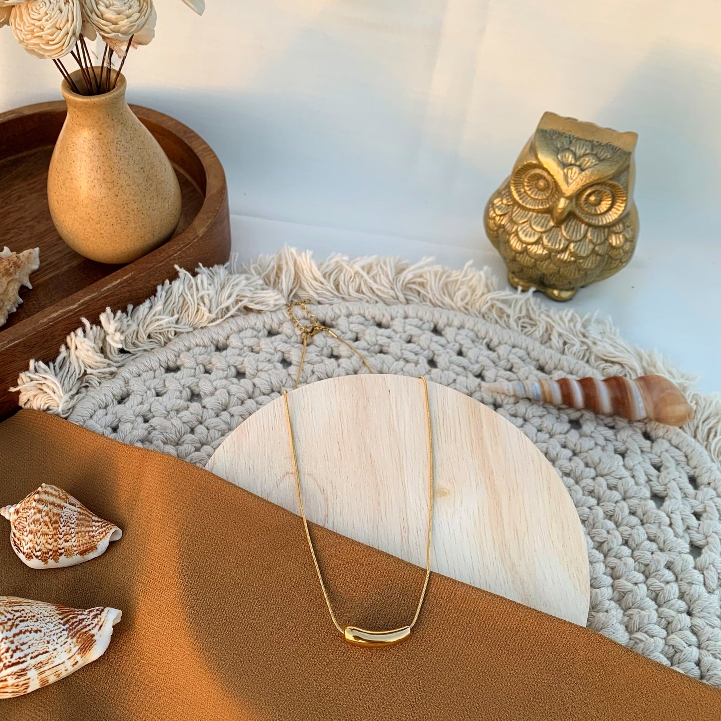 Gorgeous solid gold necklace