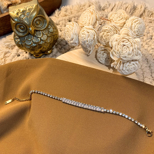 glamor crystal stack bracelet