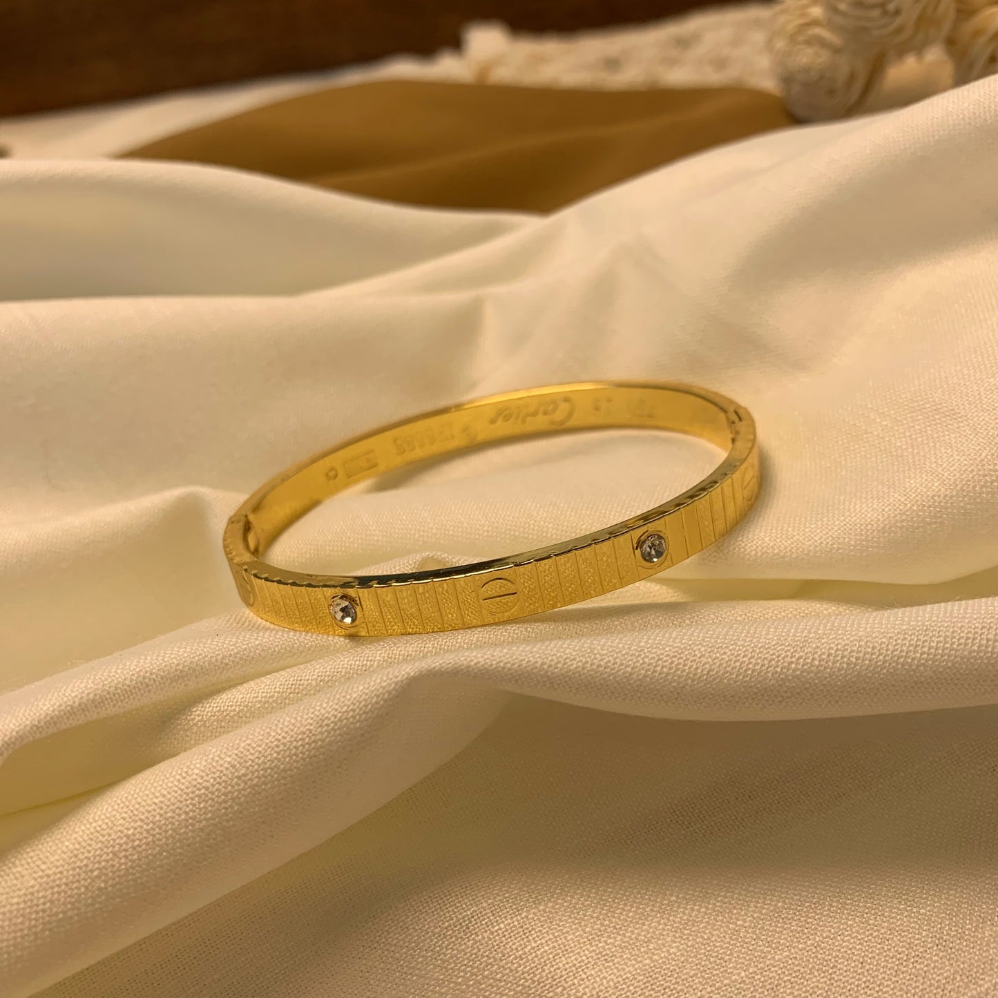 Striped Premium Cartier Kada