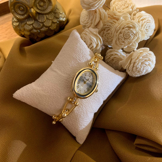 Vintage prior cream dial watch