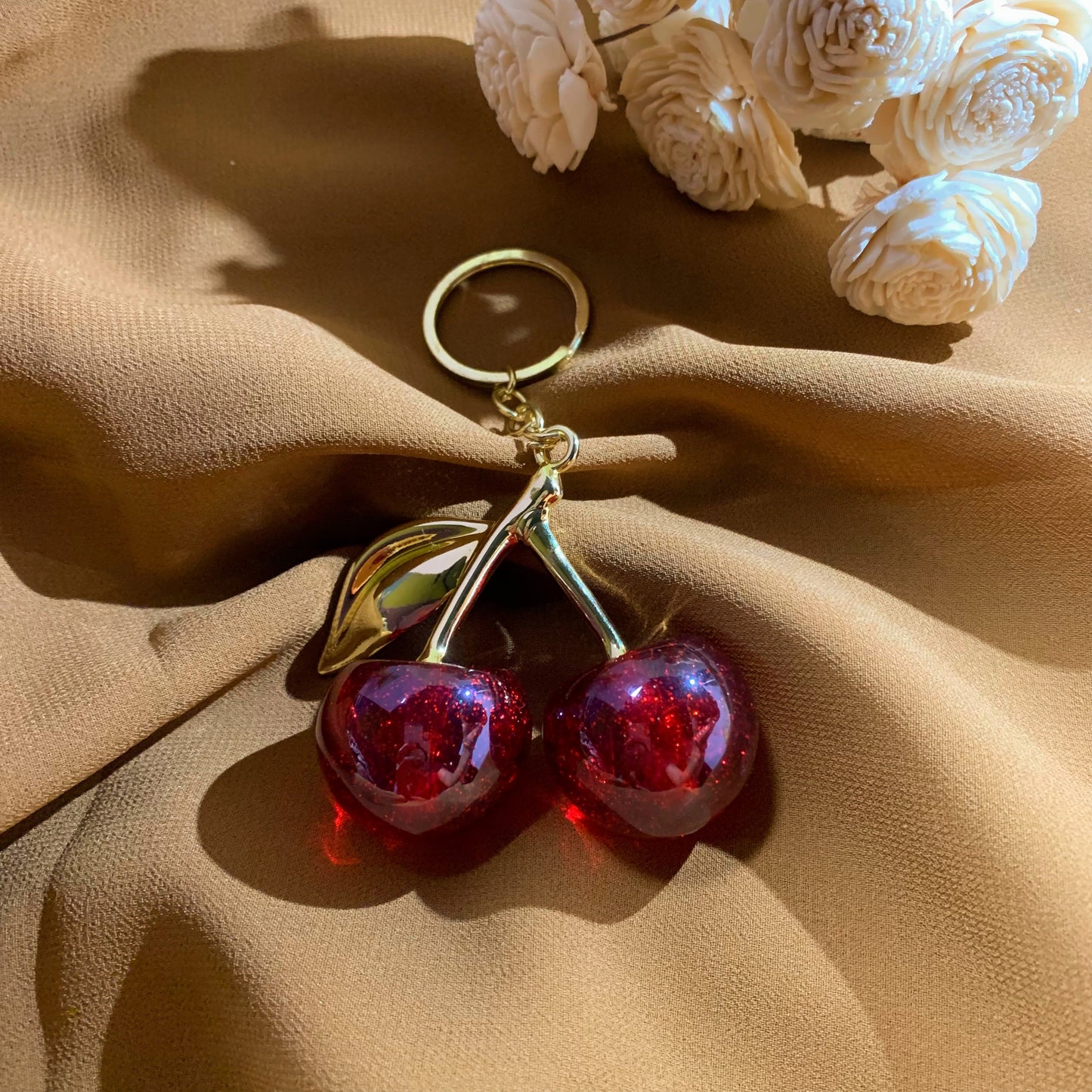 Cherry bag/key charm (Big)