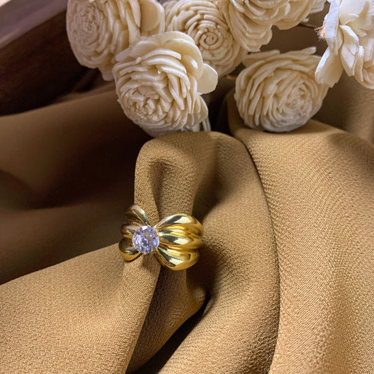 Stellar diamond ring