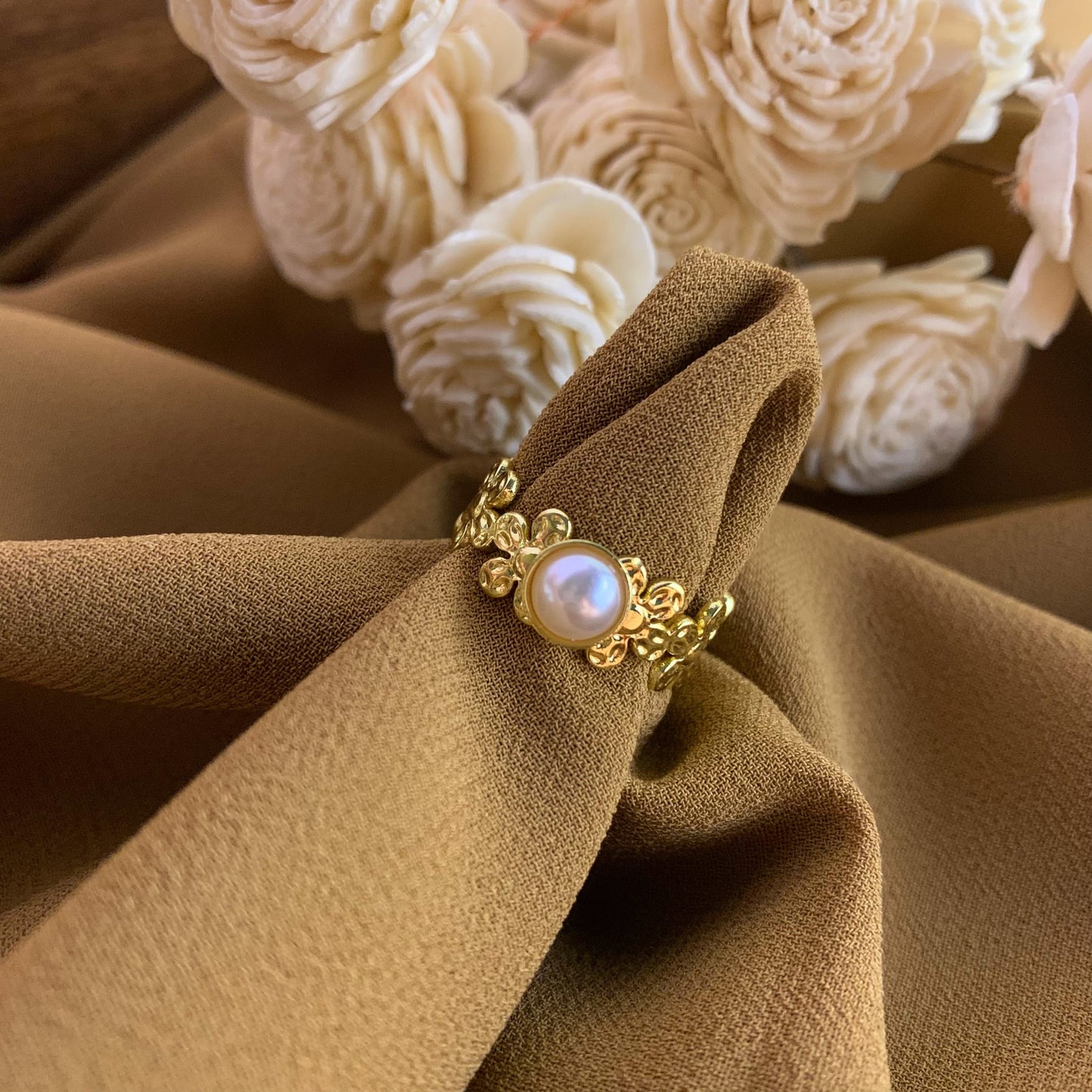 Alora pearl ring