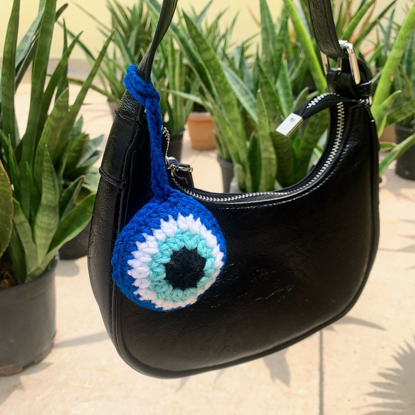 Evil eye bag charm (multipurpose)