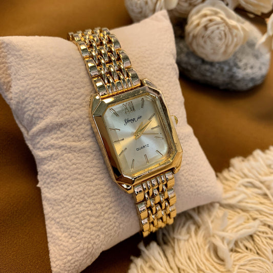 Monarch golden dial watch