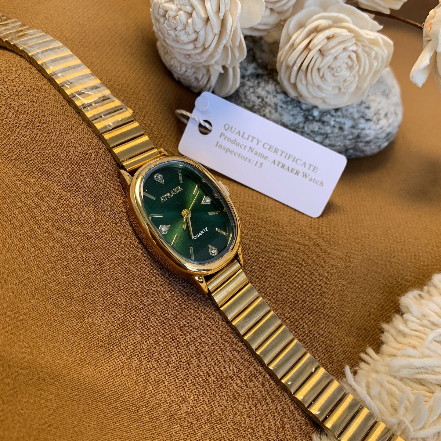Old money green dial watch