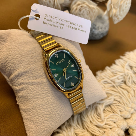 Old money green dial watch