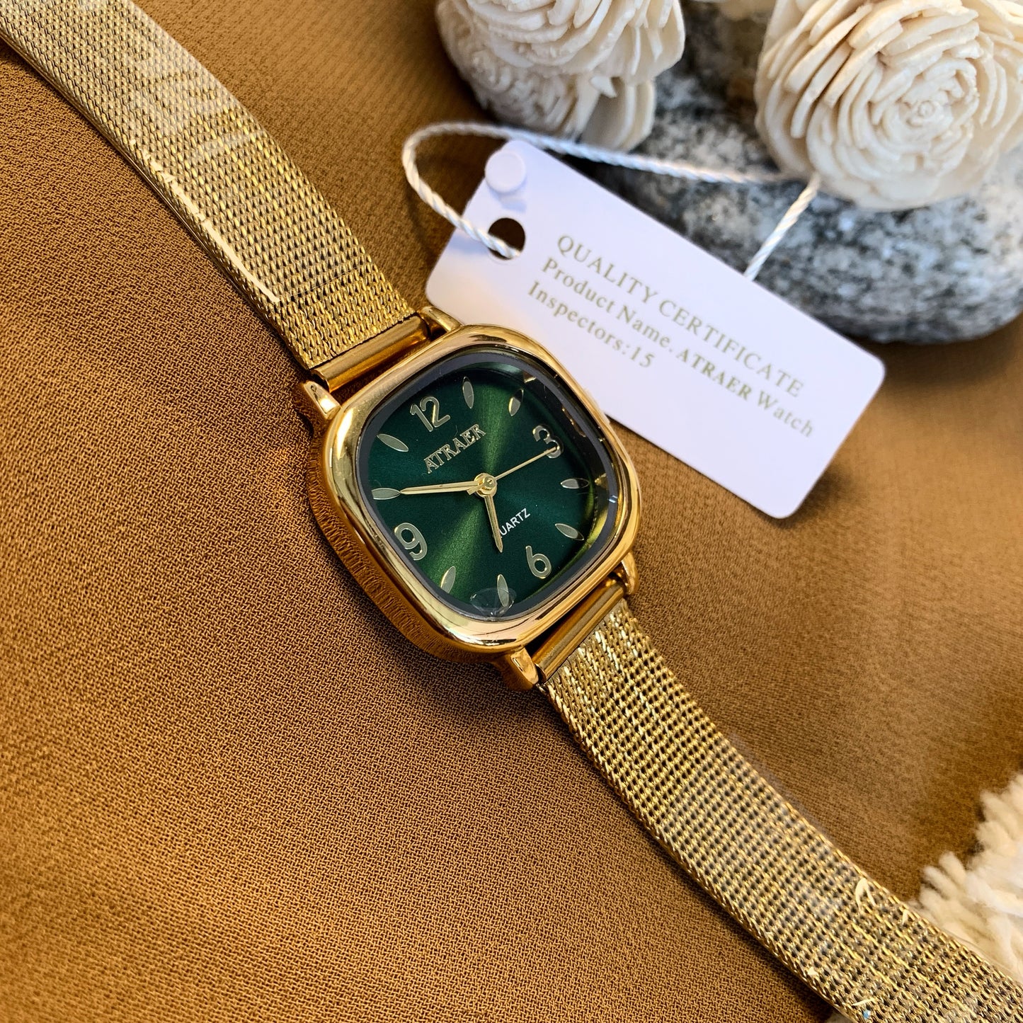 Legacy green dial watch
